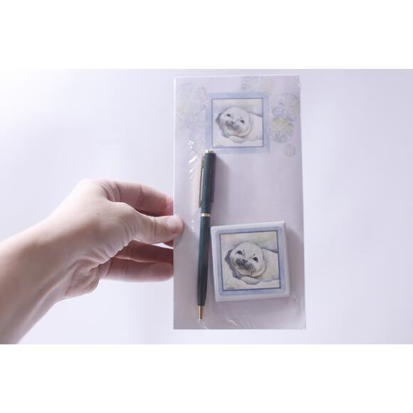 Harp Seal, A Sutton, Gift Set, Well Spraying, 1990s, Magnet, 250411-WH 188 - Picture 1 of 3